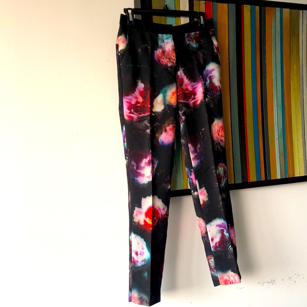 Paul Smith Floral Patterned Pants Sz 40 (US 4-6)